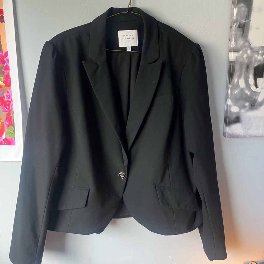 Maison d’Amelie Black Women's Blazer